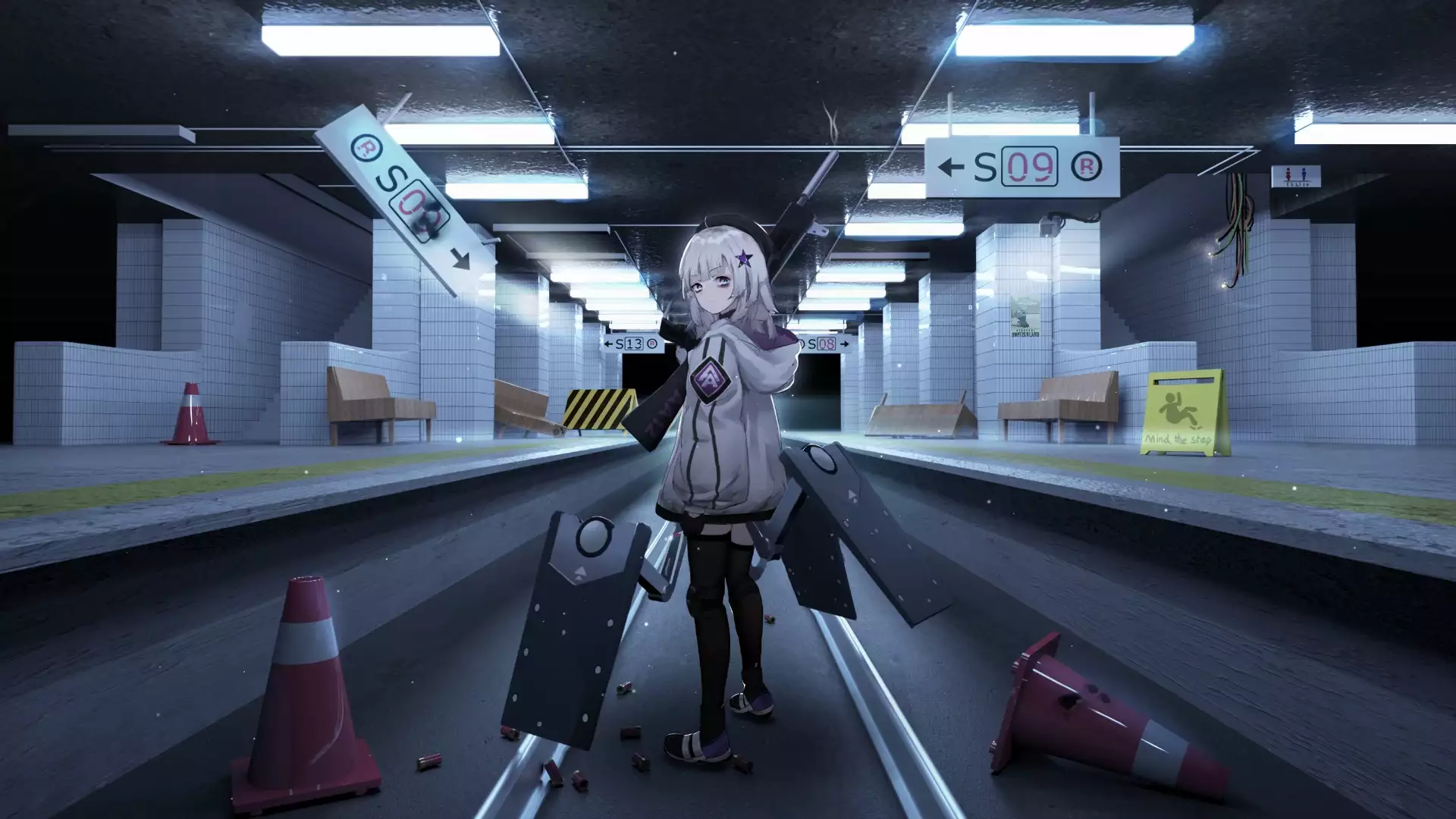 Картинка Девушка в метро