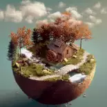 Видео обои Осенняя сфера