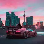 Видео обои Lamborghini Aventador