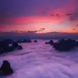 Видео обои Sea of Clouds