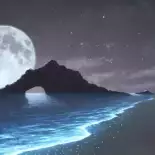 Видео обои Glowing Waves