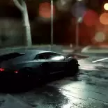 Видео обои Black Lamborghini