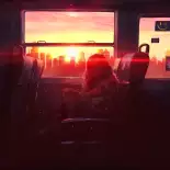 Видео обои Дорога домой на поезде