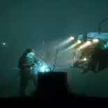 Видео обои Welding Underwater