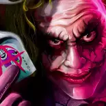 Видео обои Joker Scars