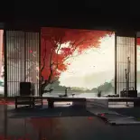 Видео обои Осень в Японии