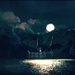 Видео обои Лунное озеро