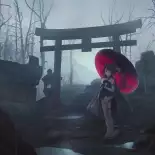 Видео обои Torii Gate Ninomae Ina'nis