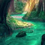 Видео обои Сказочный лес