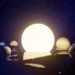 Видео обои Солнечная система