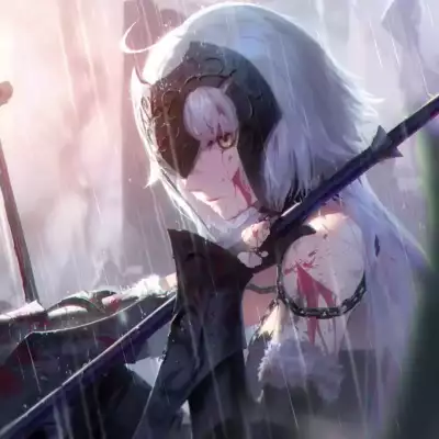 Jeanne d'Arc Alter in the Rain