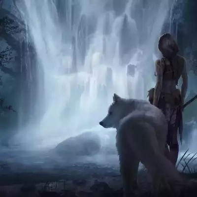 Princess Mononoke Waterfall