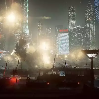 Капли дождя в Шанхае