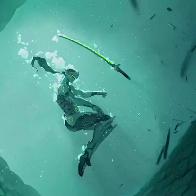 Genji Underwater Overwatch