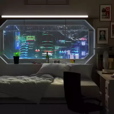 Futuristic Room Apartment